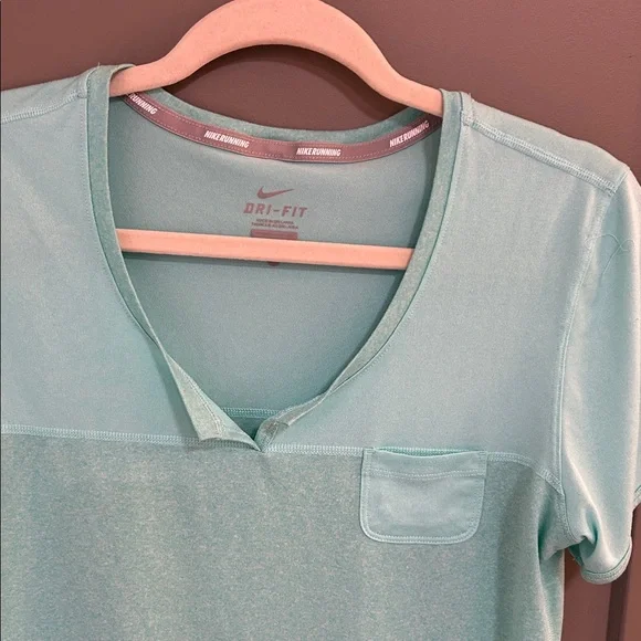 Nike Women's Teal Dri-FIT Short Sleeve Tee Size Large - Picture 2 of 5